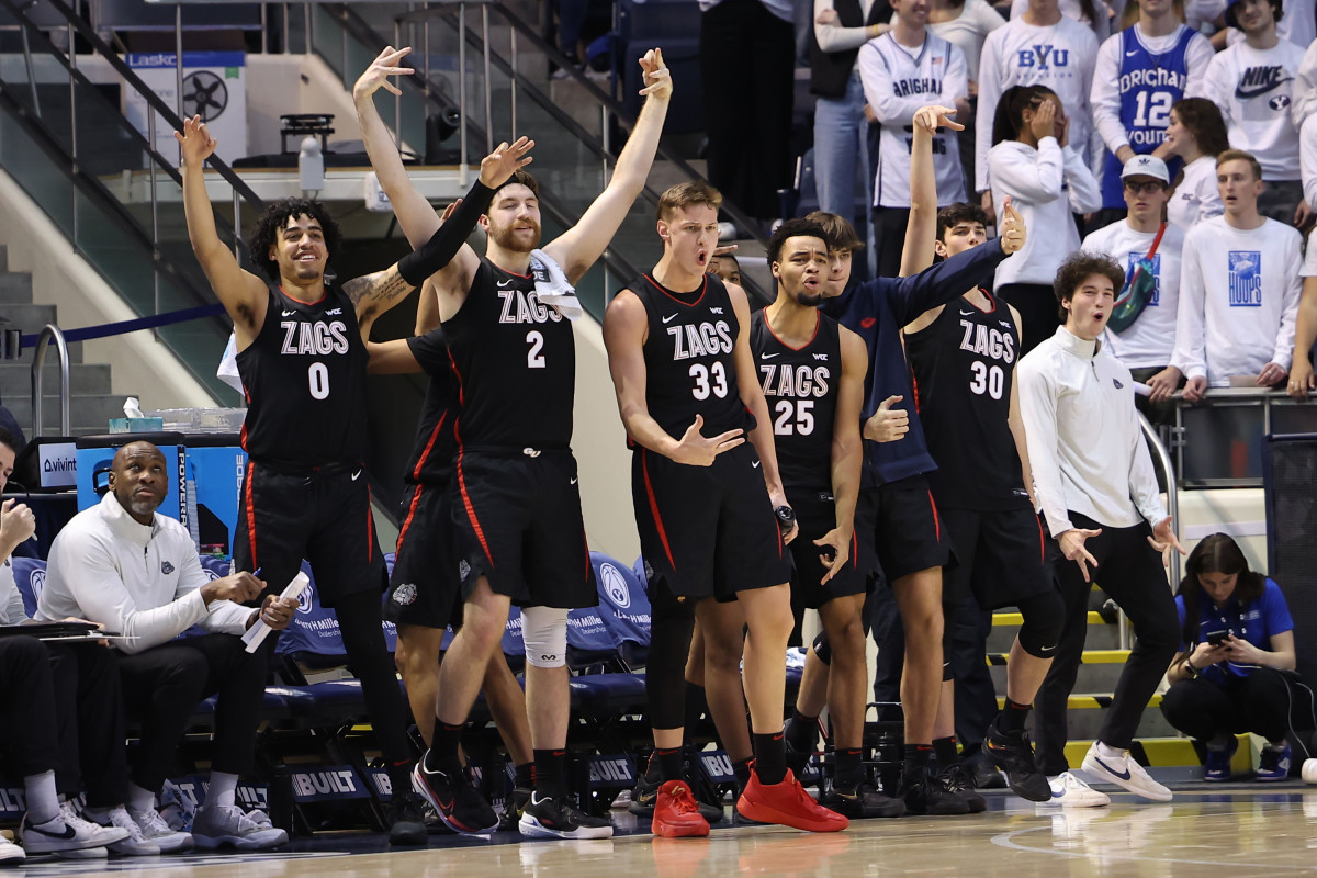 Gonzaga Bulldogs BYU Cougars12